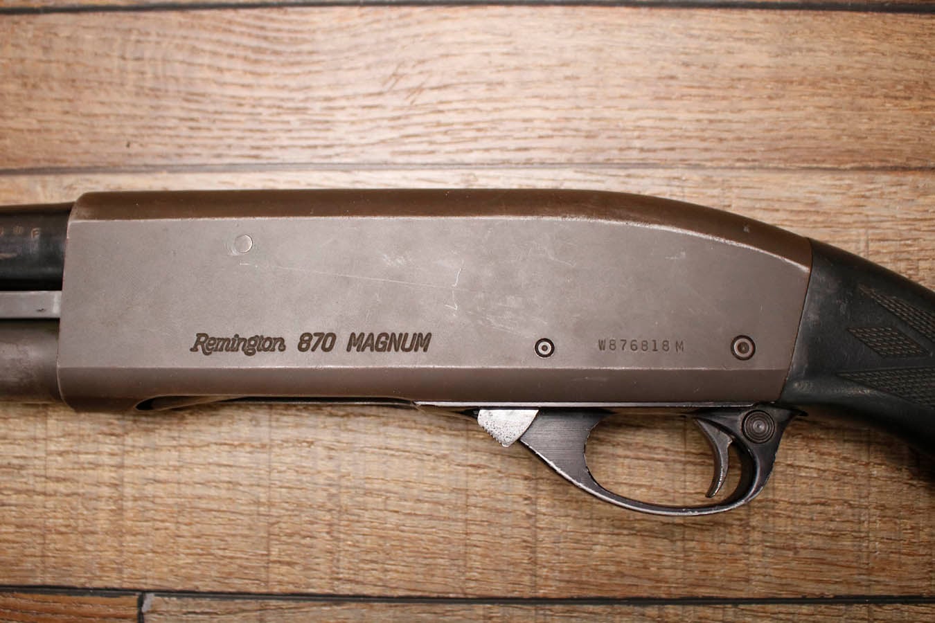 REMINGTON 870 Magnum 12GA Police Trade-In Shotgun with Synthetic Stock