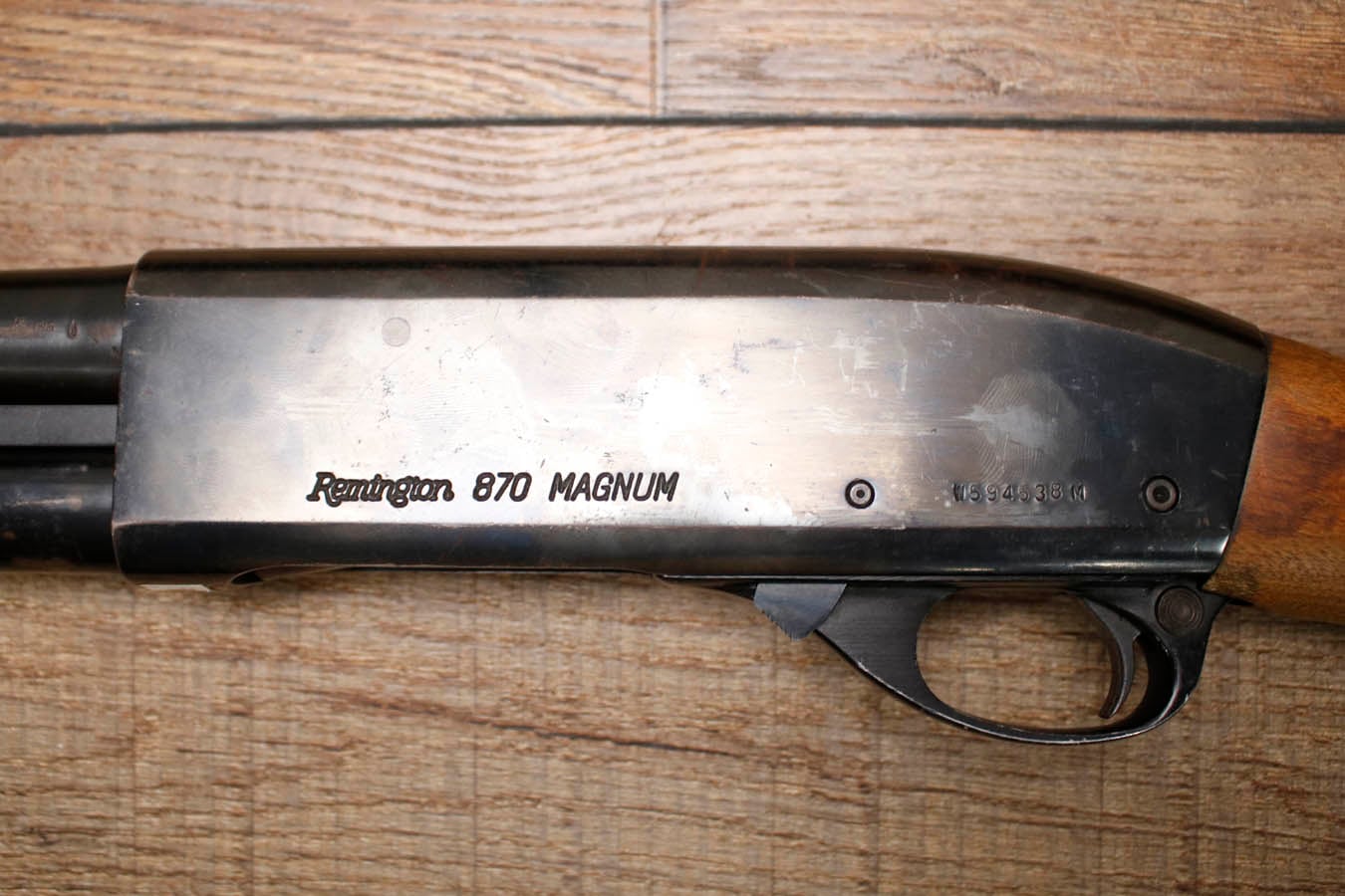 REMINGTON 870 Magnum 12GA Police Trade-In Shotgun with Wood Stock