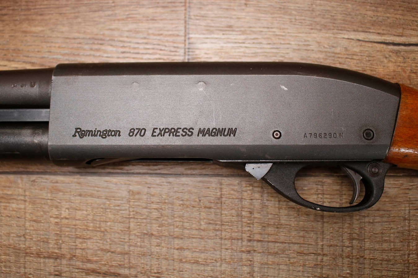 REMINGTON 870 Express Magnum 12GA Police Trade-In Shotguns with Wood Stock