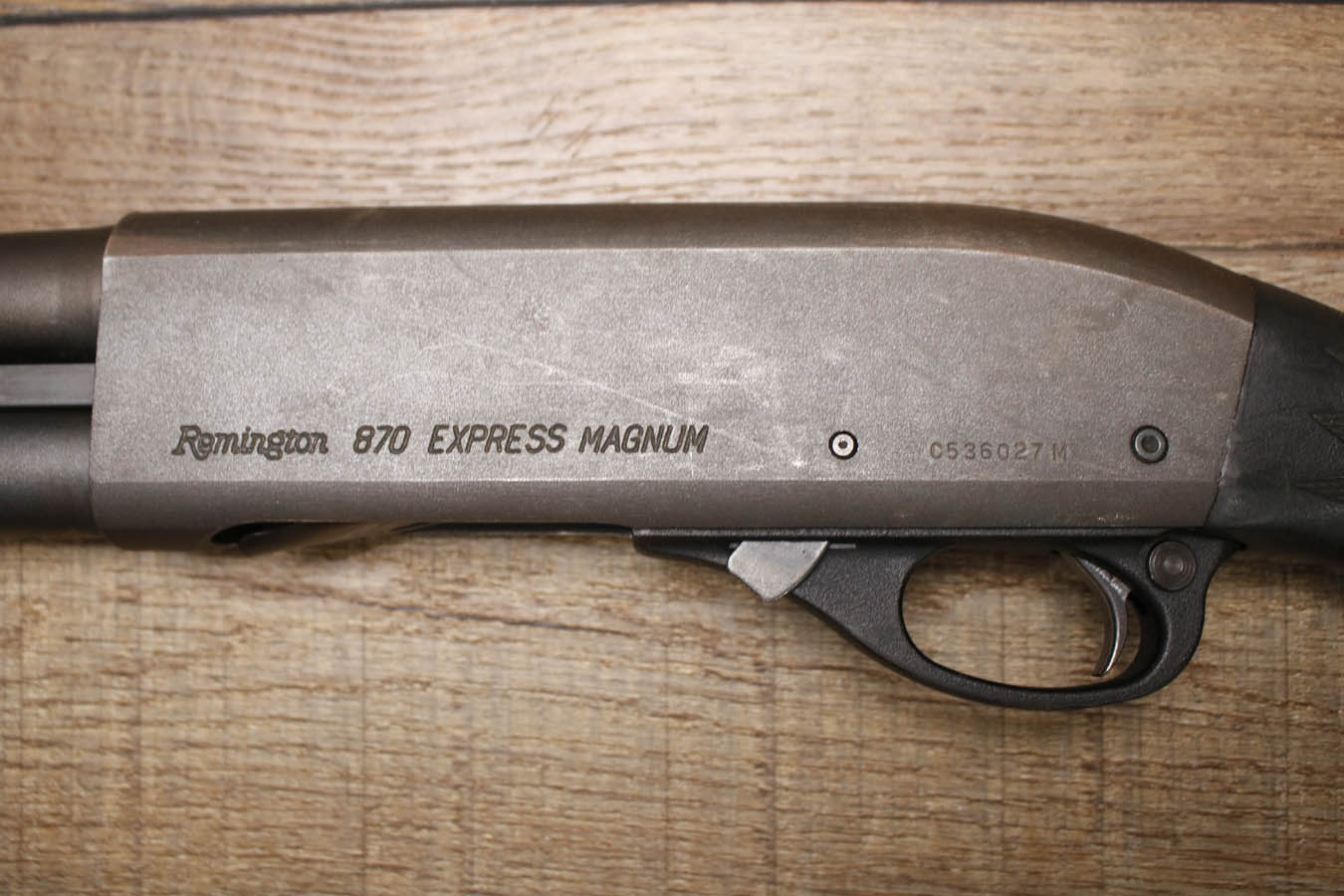 REMINGTON 870 Express Magnum 12 Gauge Police Trade-In Shotgun with Synthetic Stock and 18 Inch Barrel