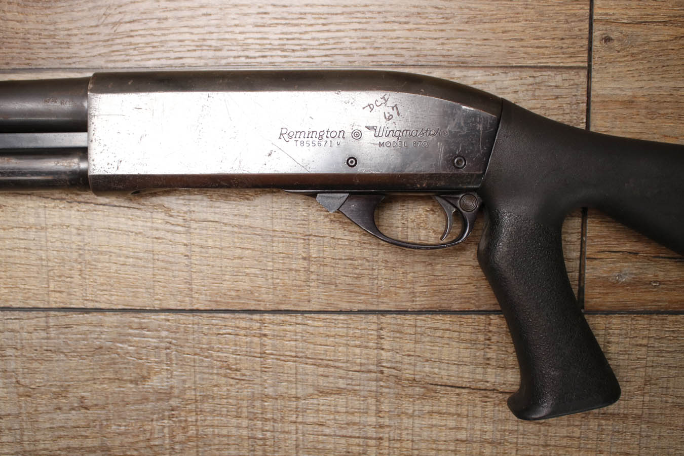 REMINGTON 870 Wingmaster 12GA Police Trade-In Shotgun with Pistol Grip