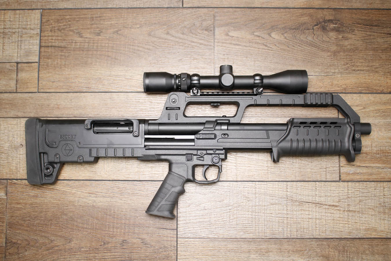 HATSAN Escort 12GA Police Trade-In Shotgun with Weaver Scope