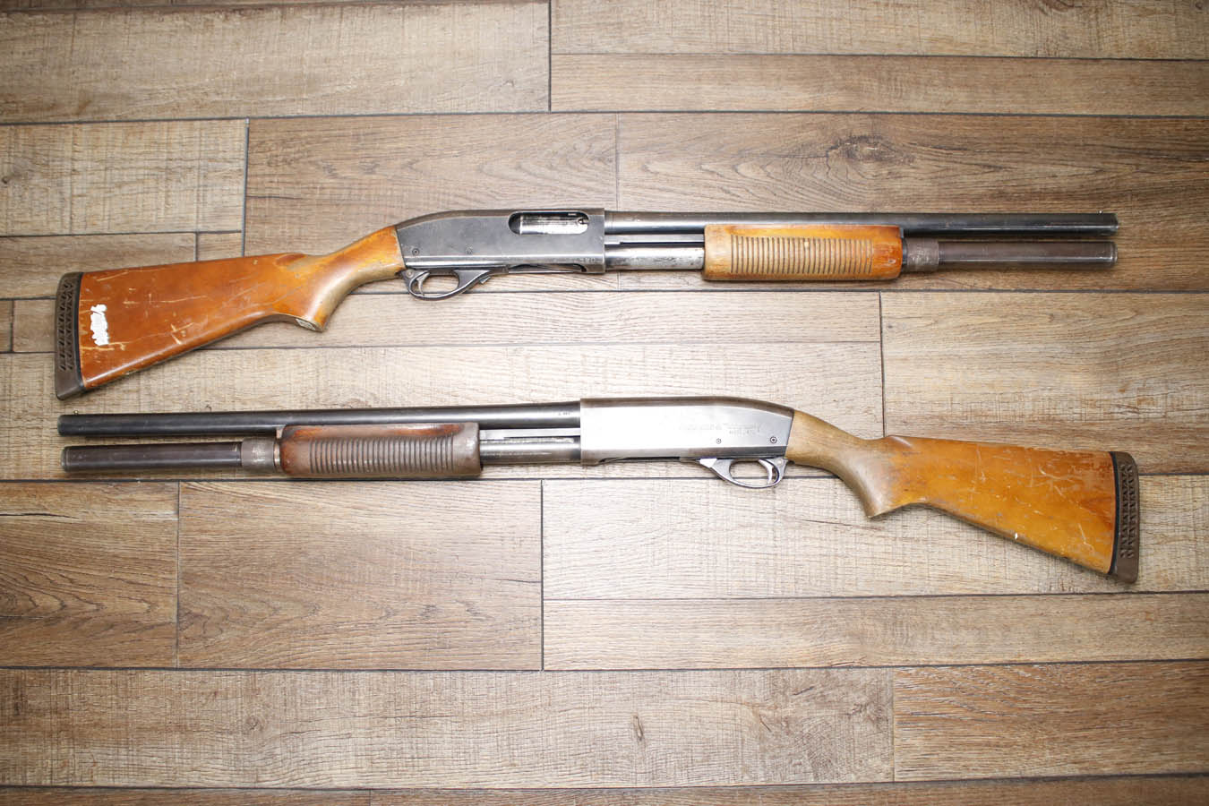 REMINGTON 870 Wingmaster 12GA Police Trade-In Shotgun with Wood Stock