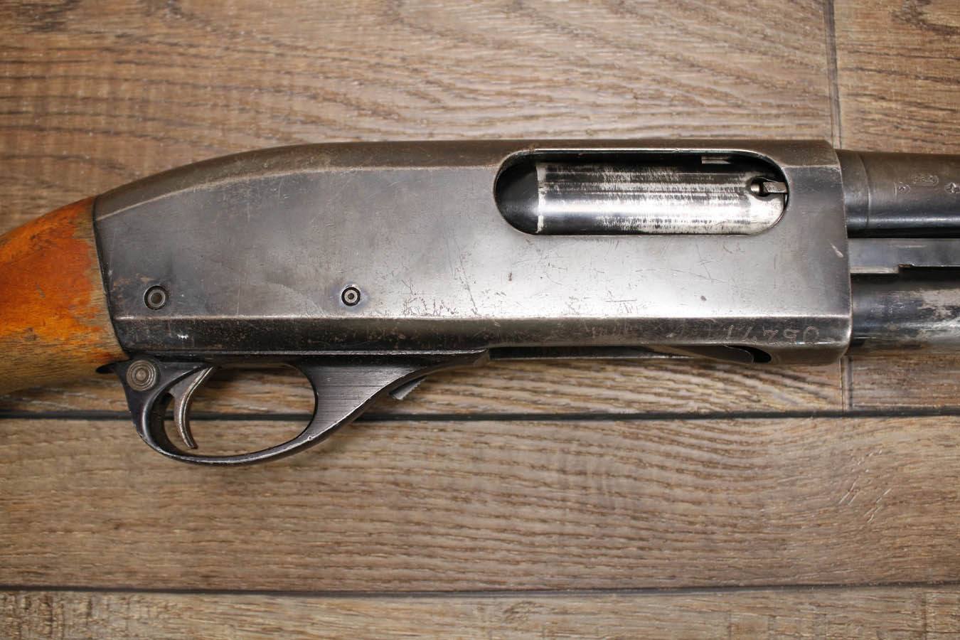 REMINGTON 870 Wingmaster 12GA Police Trade-In Shotgun with Wood Stock