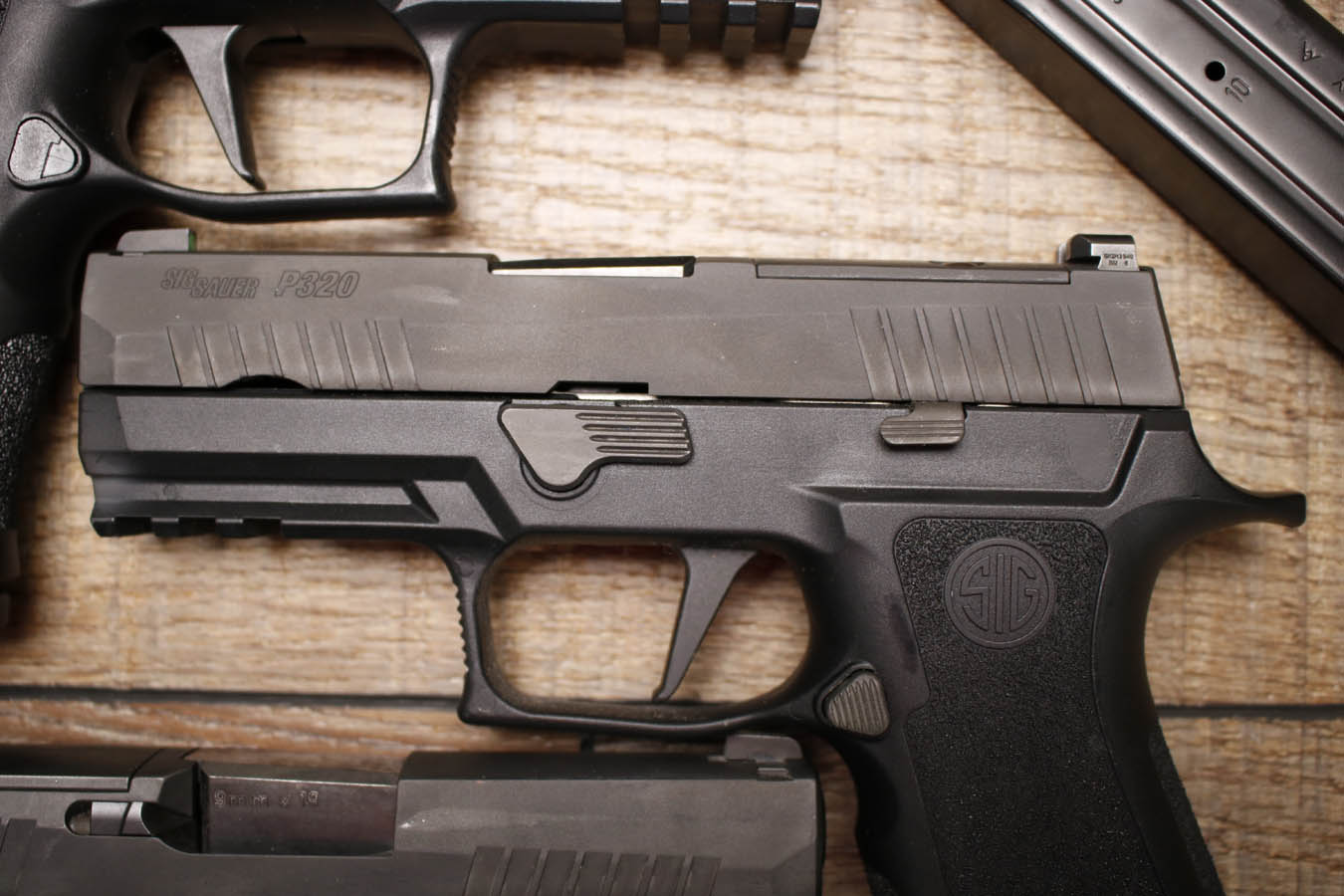 SIG SAUER P320 X Carry 9mm Optic Ready Police Trade-In Pistols with Night Sights (Very Good Condition)