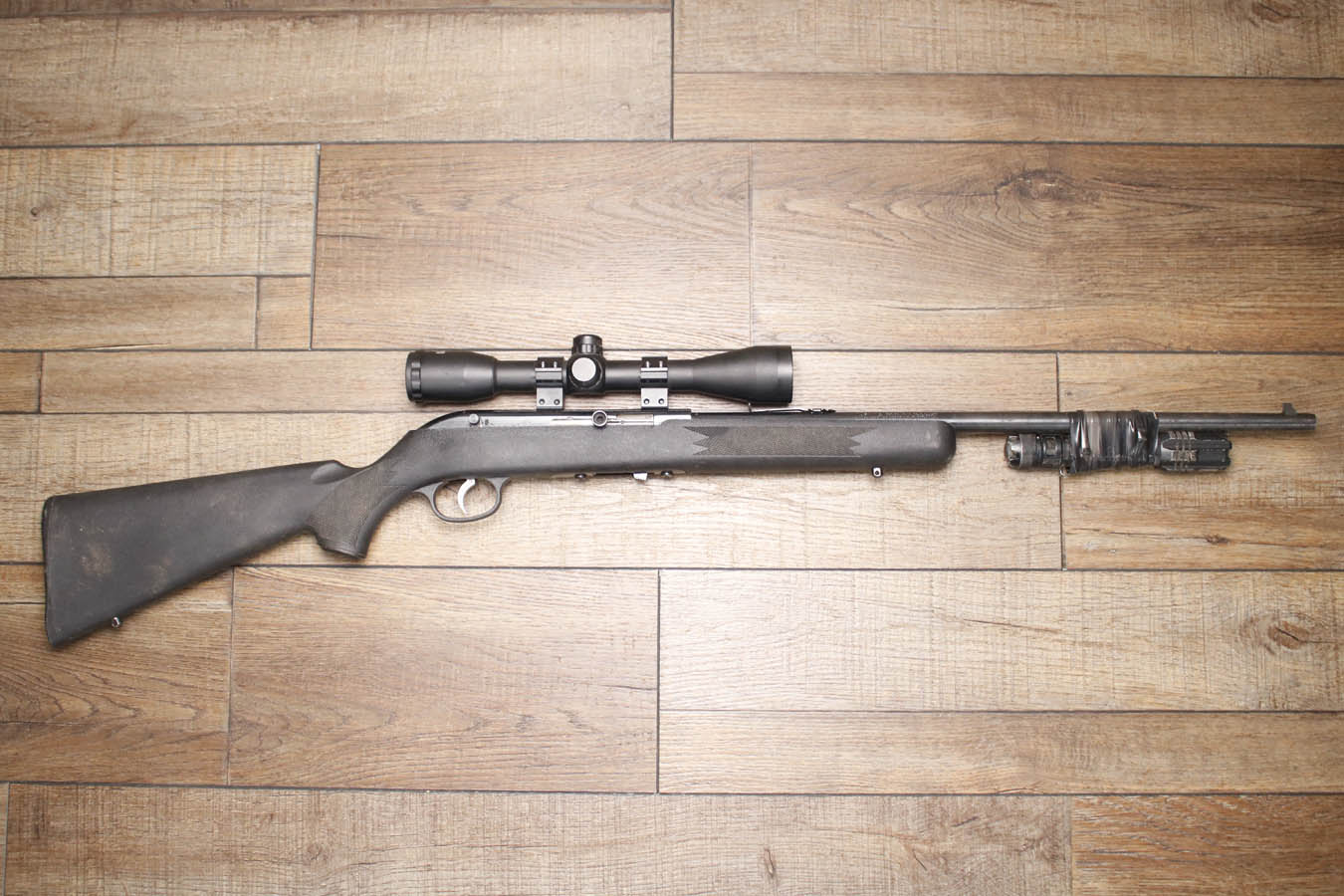 SAVAGE 62 22 LR Police Trade-In Rifle with Scope (No Magazine)