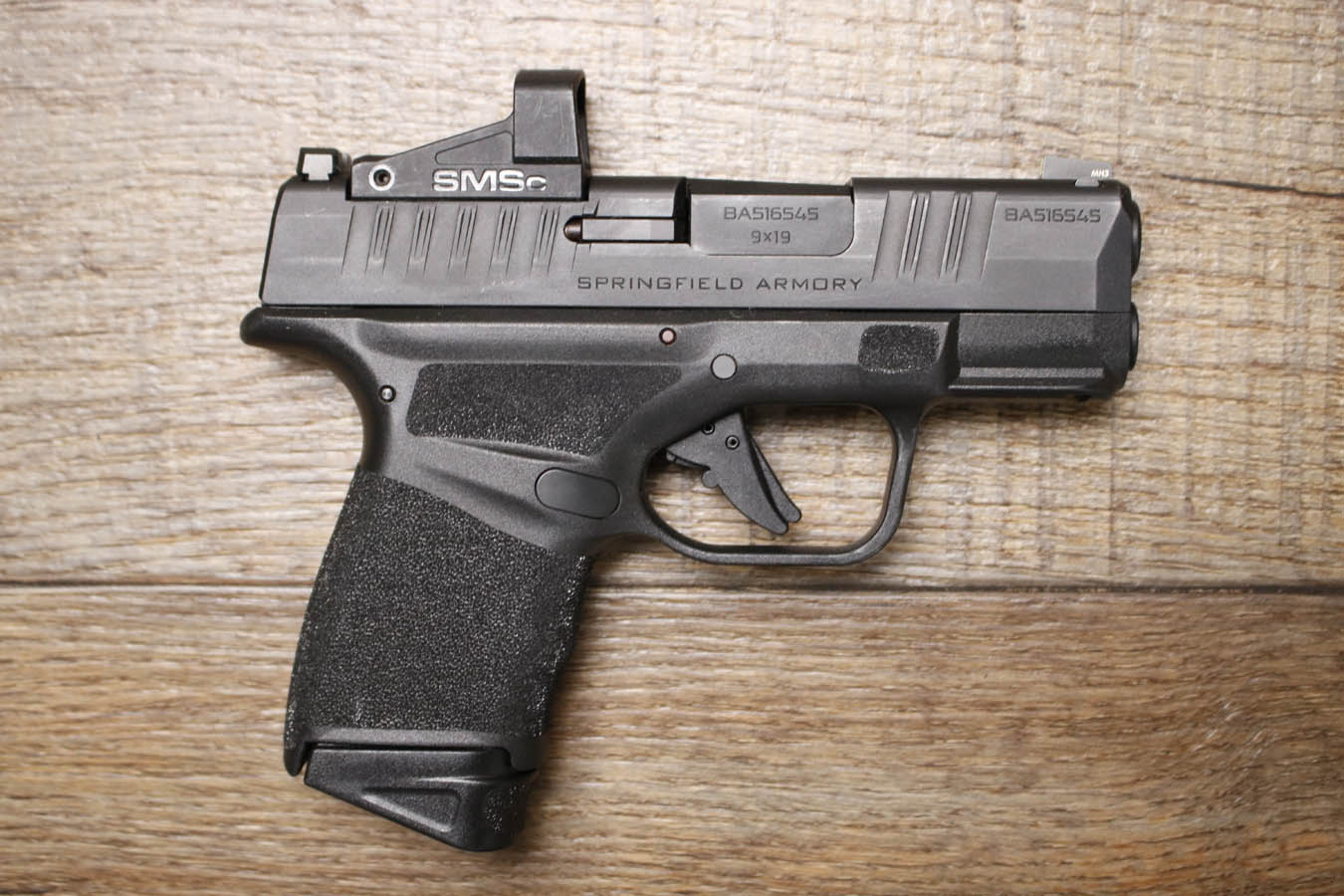 SPRINGFIELD Hellcat 9mm Police Trade-In Pistol with Shield SMS Optic