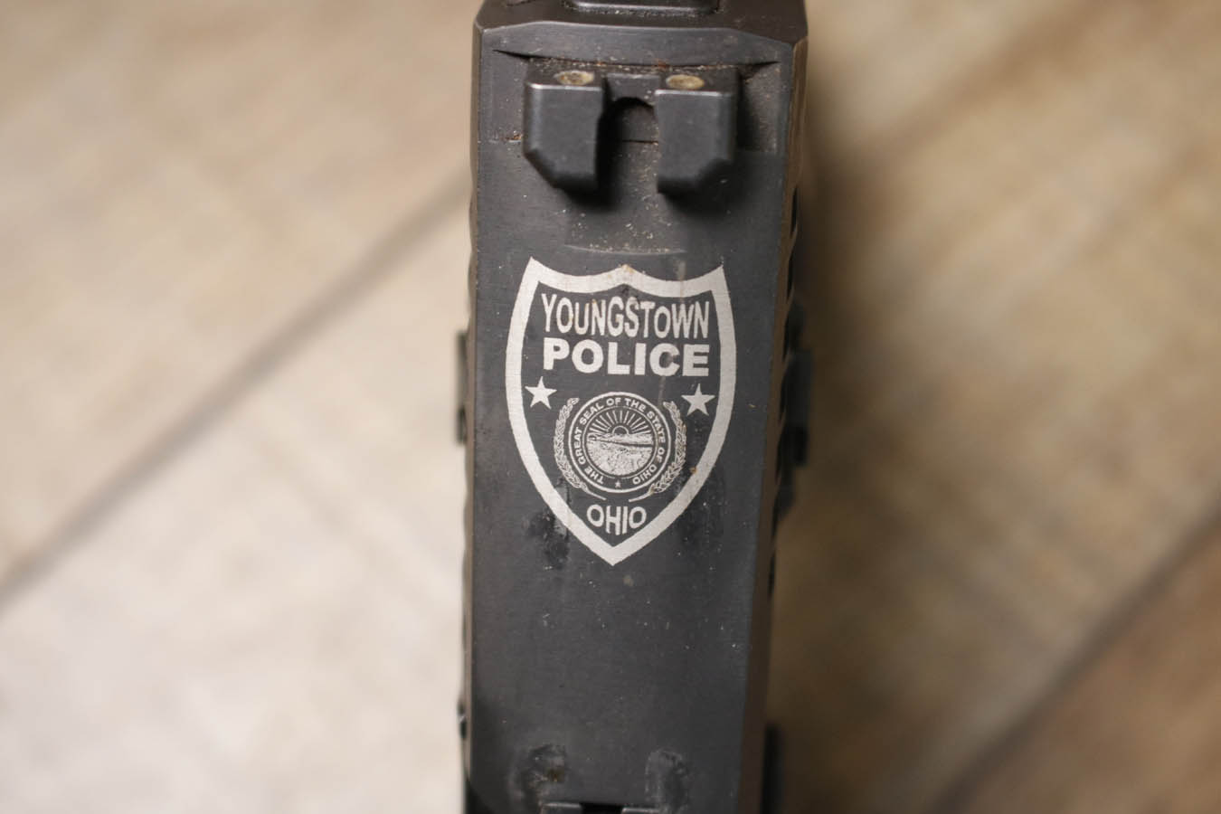 SIG SAUER P320 9mm Police Trade-In Pistol with Youngstown Ohio PD Logo (Fair Condition)