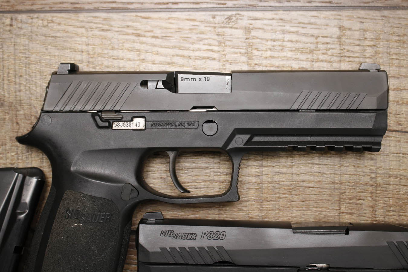 SIG SAUER P320 9mm Police Trade-In Full Size Pistol with Youngstown Ohio PD Logo (Good Condition)
