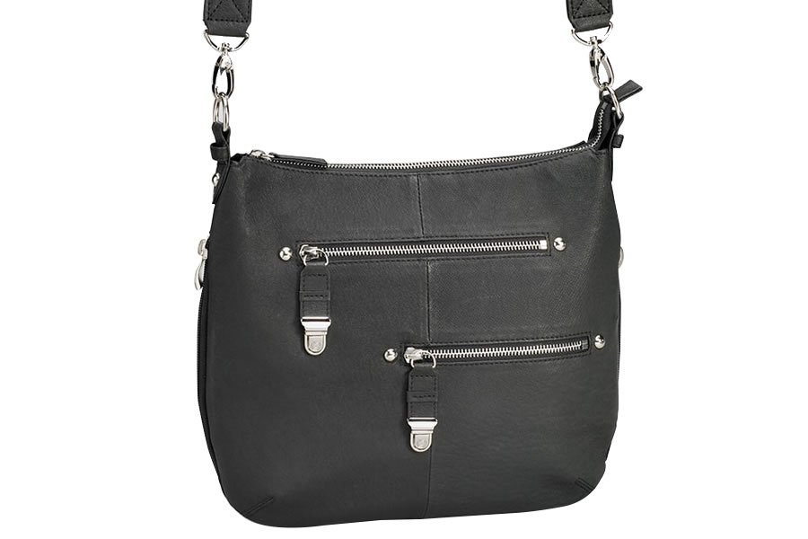 Shop Gun Tote N Mamas Chrome Zip Handbag for Sale | Online Clothing ...