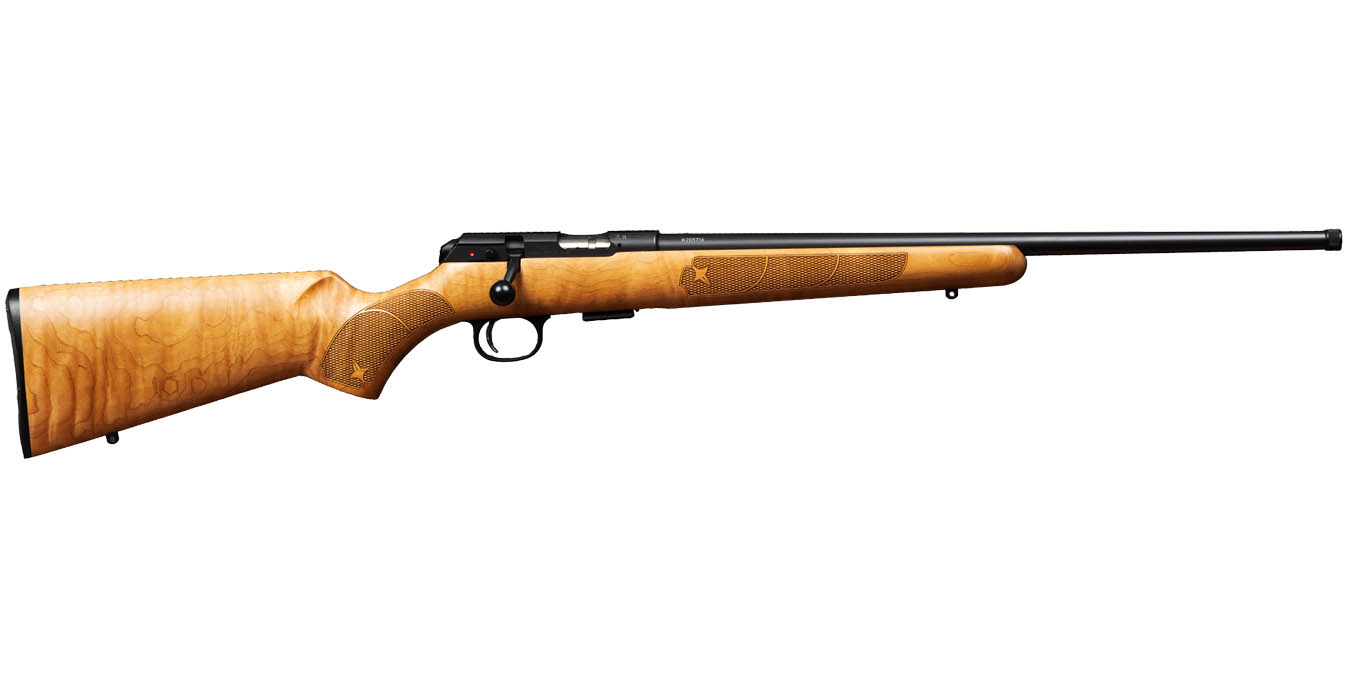 CZ 457 American 22LR Bolt-Action Rifle with AAAA Maple Stock and Threaded Barrel