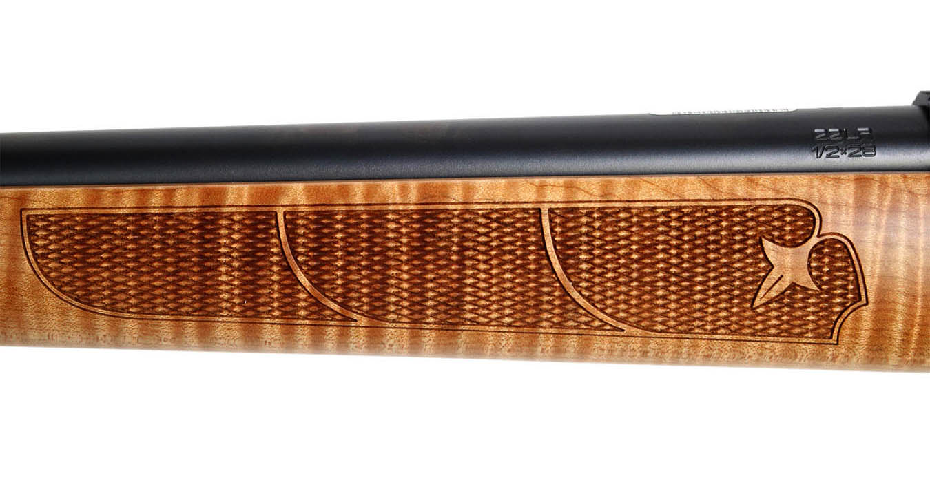 CZ 457 American 22LR Bolt-Action Rifle with AAAA Maple Stock and Threaded Barrel