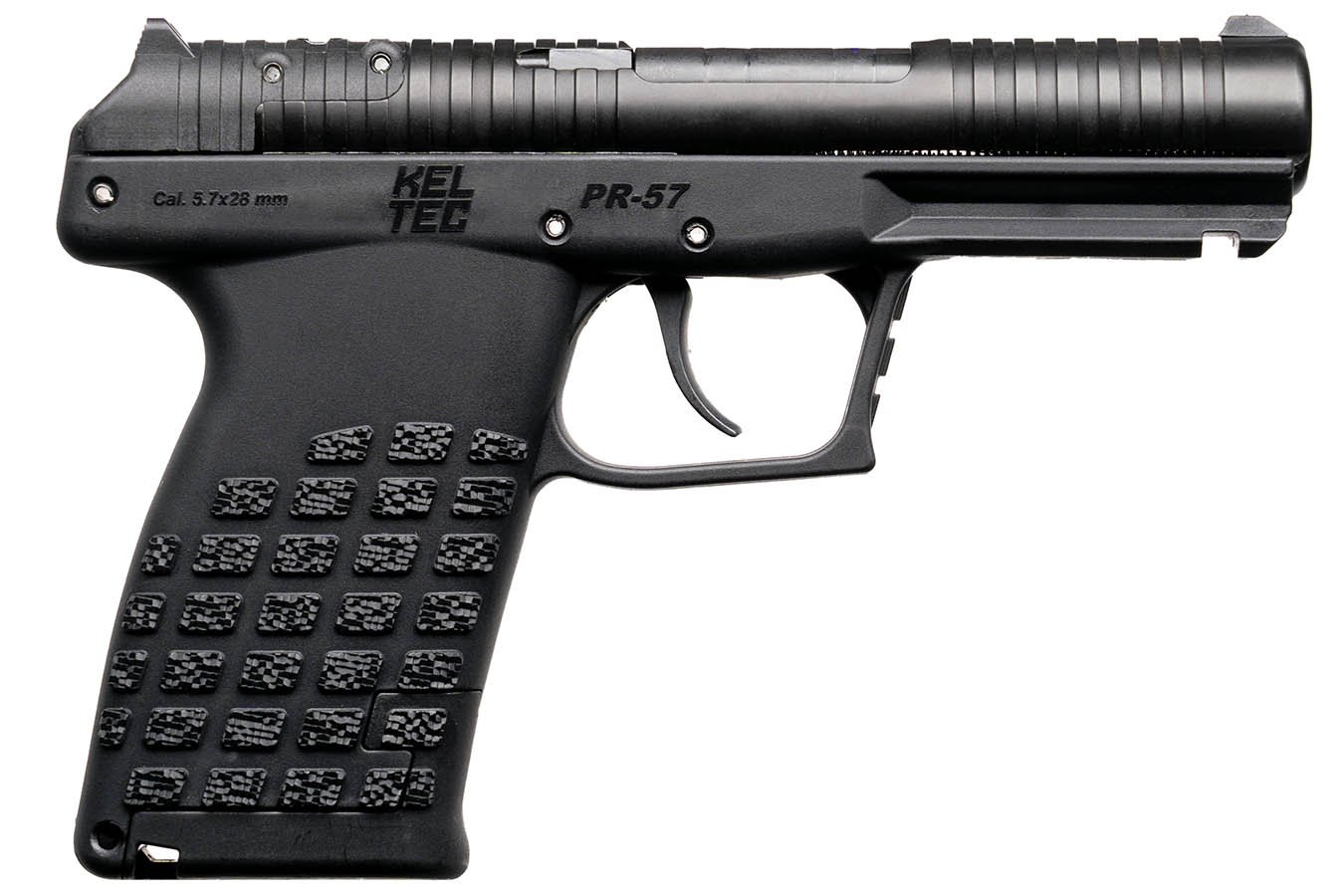 KELTEC PR57 5.7x28mm Black Optic Ready Pistol with Two 10-Round Stripper Clips
