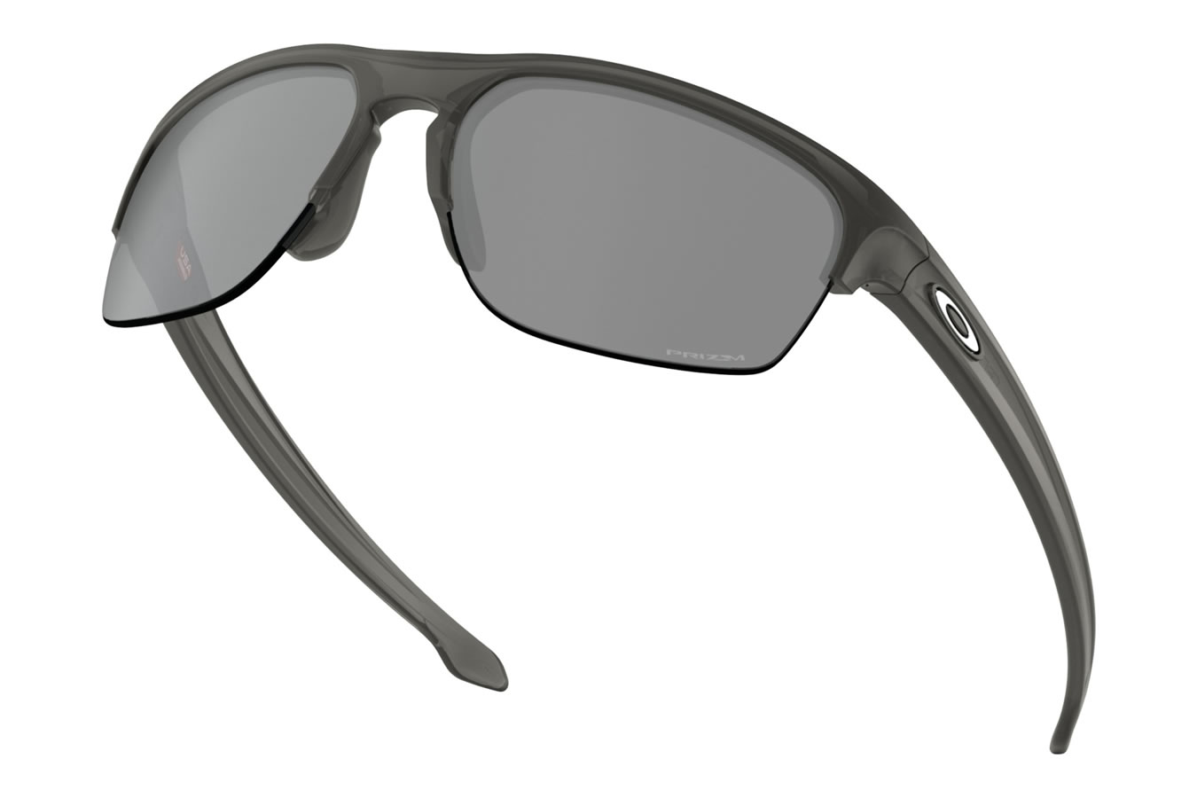 OAKLEY Silver with Edge Grey Smoke Frame and Prizm Black Lenses