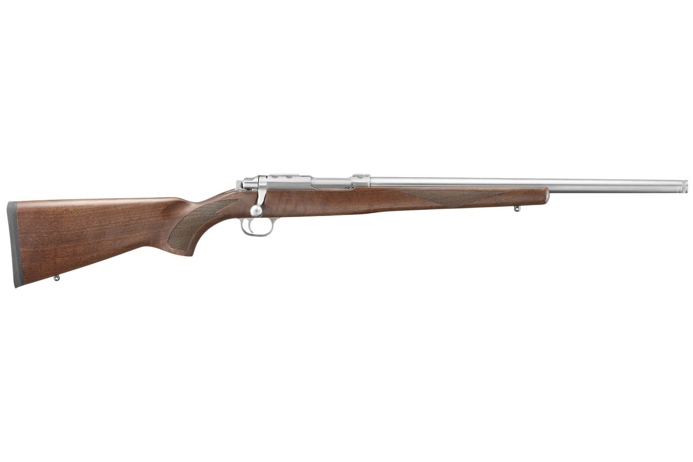 RUGER 77/17 17 WSM Bolt Action Rifle Stainless Steel Walnut