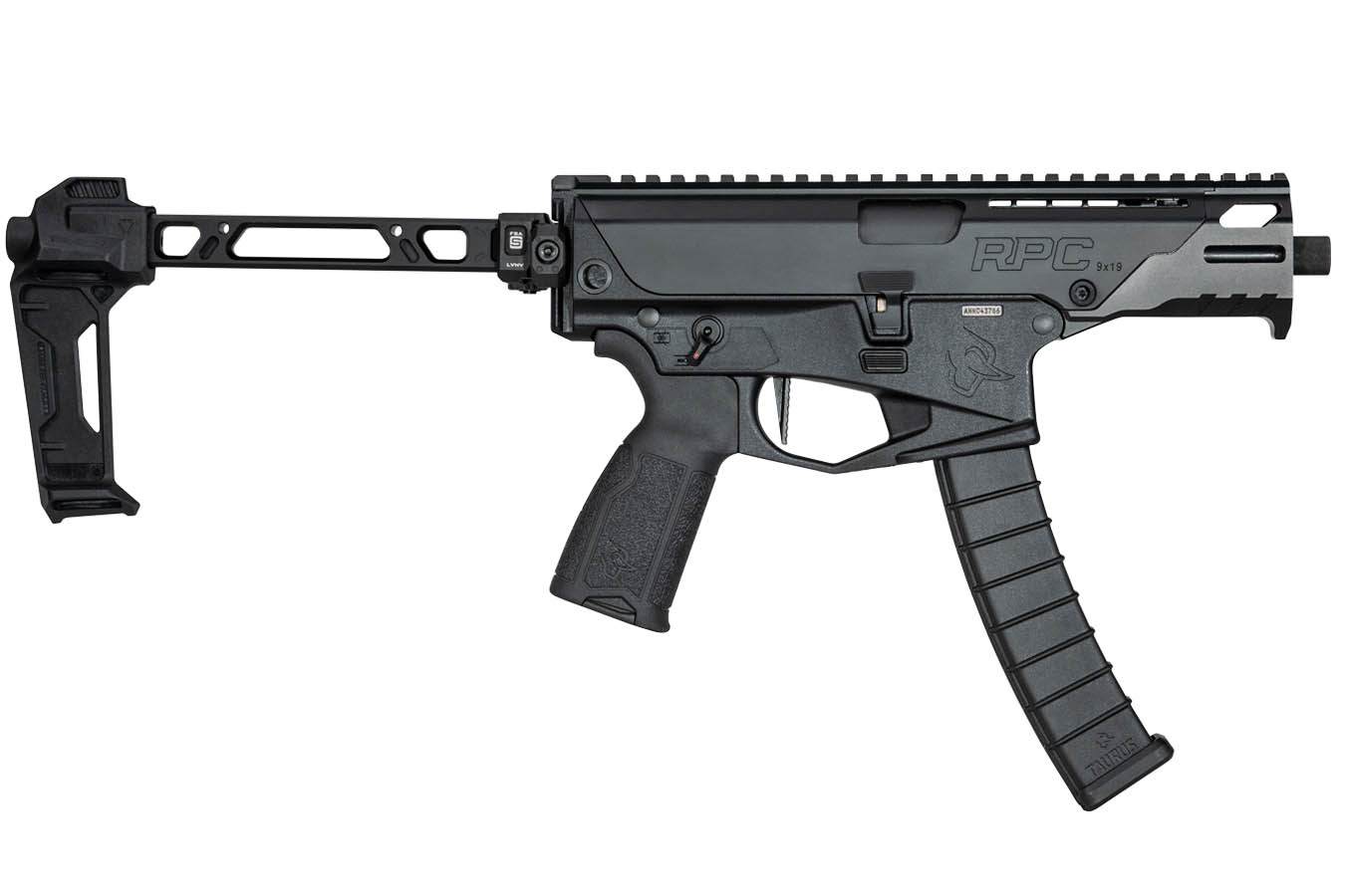 TAURUS RPC 9mm Roller Delayed Pistol with Strike Industries Brace